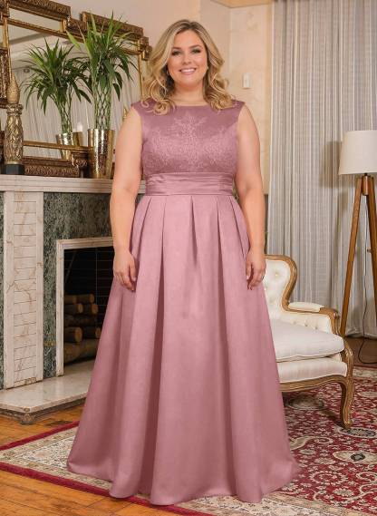 Elegant Lace Satin A-Line Mother Of The Bride Dresses, product image 38