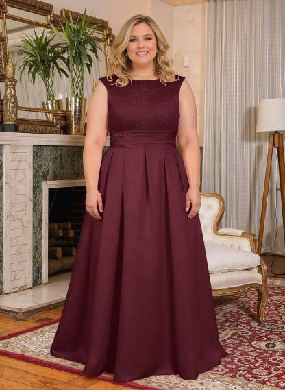 Elegant Lace Satin A-Line Mother Of The Bride Dresses, product image 52