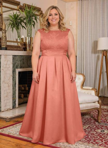 Elegant Lace Satin A-Line Mother Of The Bride Dresses, product image 42