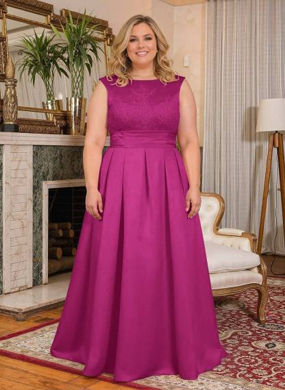 Elegant Lace Satin A-Line Mother Of The Bride Dresses, product image 30