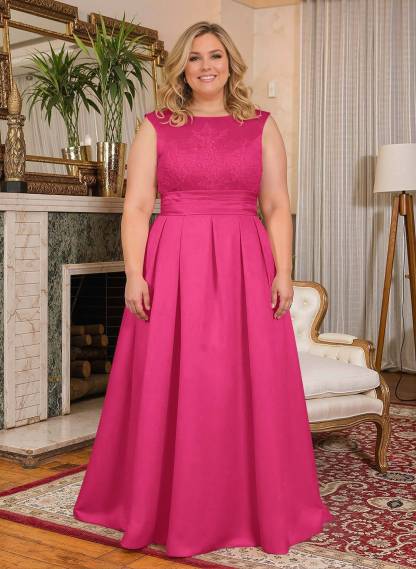 Elegant Lace Satin A-Line Mother Of The Bride Dresses, product image 32