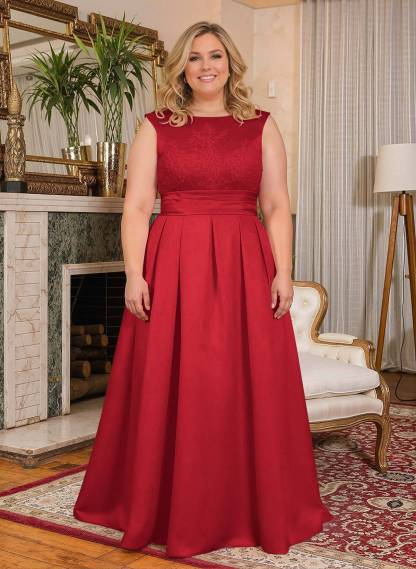 Elegant Lace Satin A-Line Mother Of The Bride Dresses, product image 48