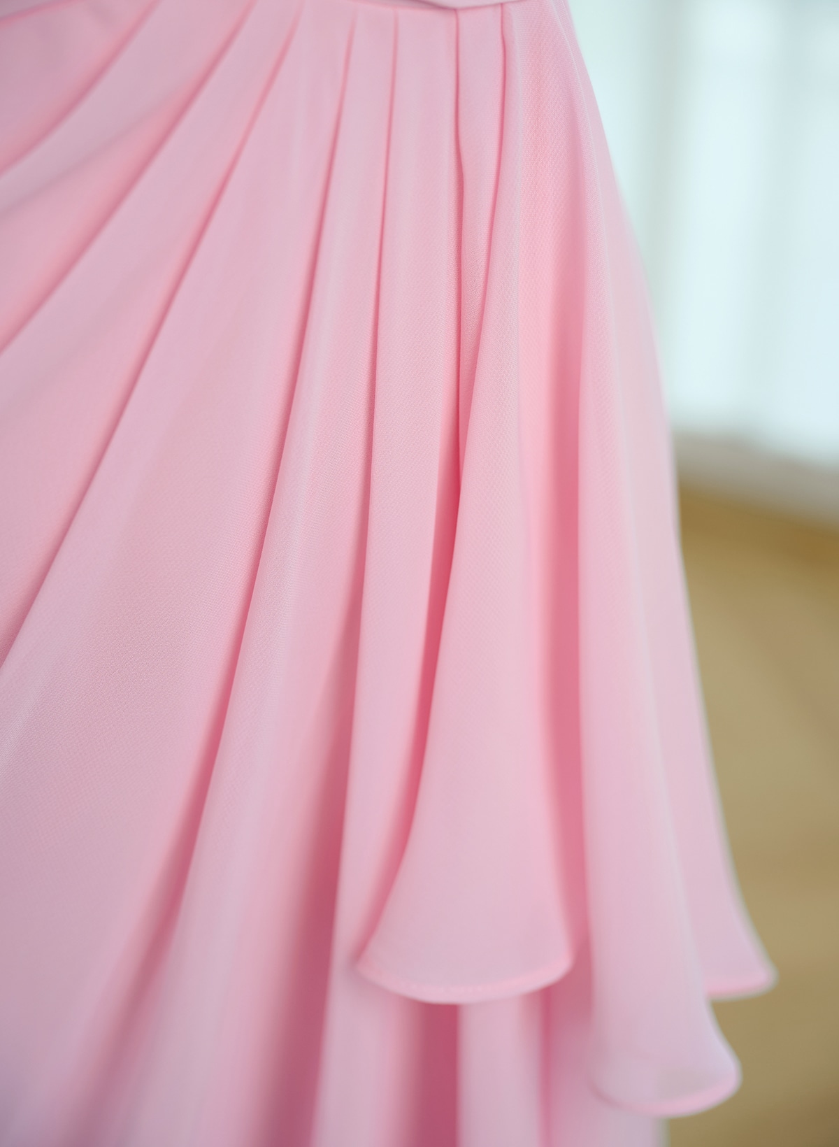 Sheath Sweetheart Sleeveless Floor-Length Chiffon Bridesmaid Dresses With Lace, product image 88