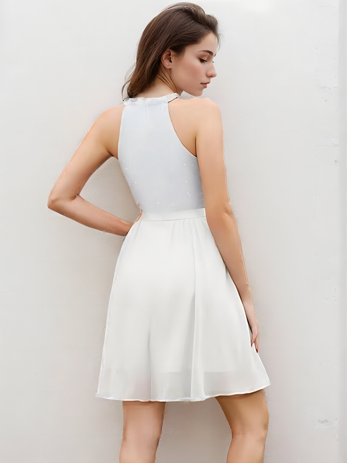 A-Line/Princess Sleeveless Short/Mini Homecoming Dresses