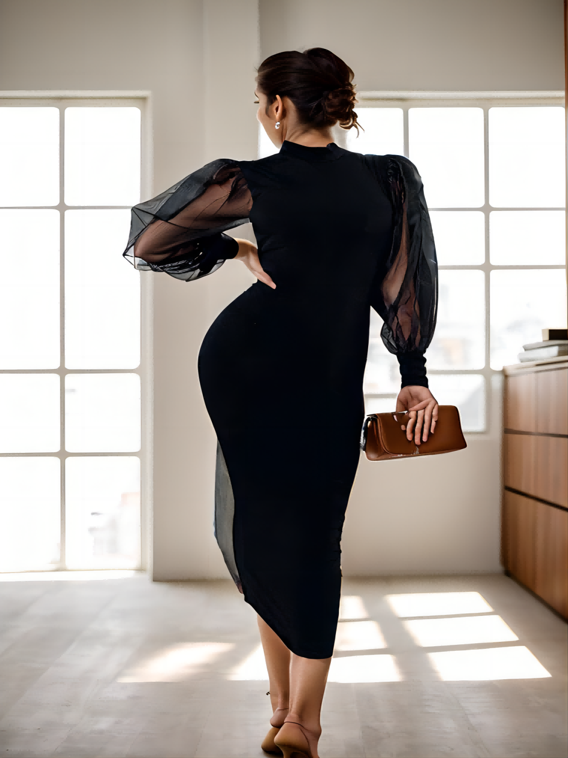 Sheath / Column Cocktail Dresses Wedding Guest Engagement