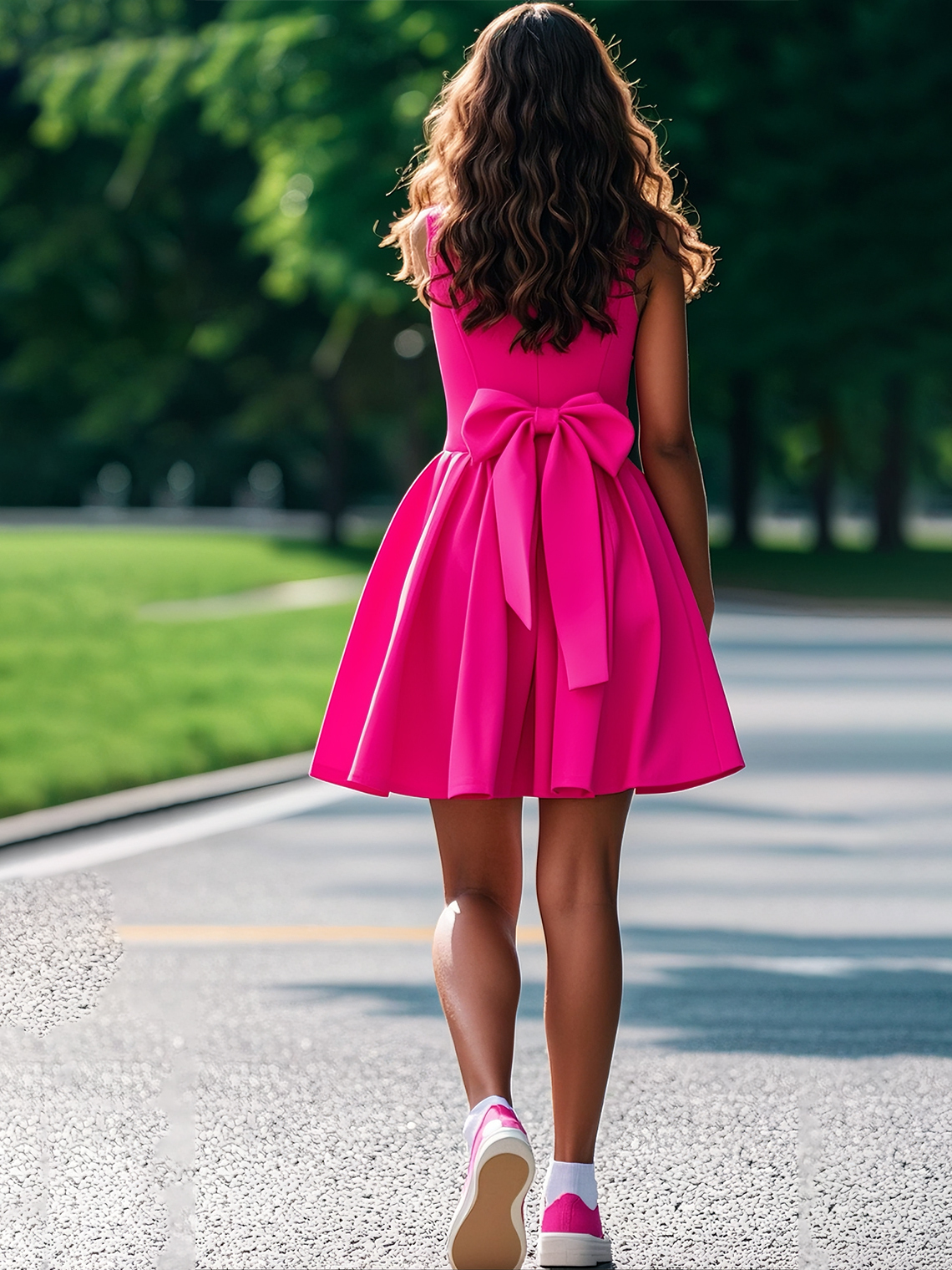 A-Line/Princess Elegant Homecoming Dress Short/Mini with Bow knot