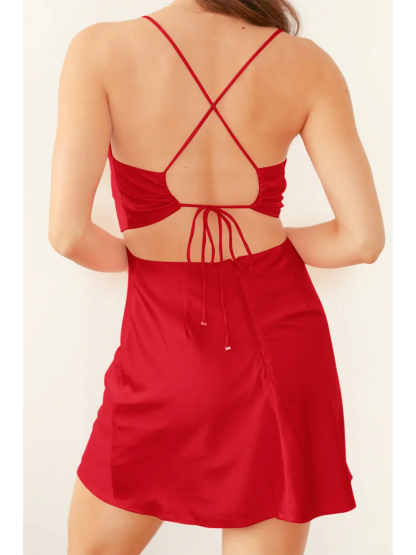 Dress Bodycon Short-mini Spaghetti Straps Party Homecoming Dress