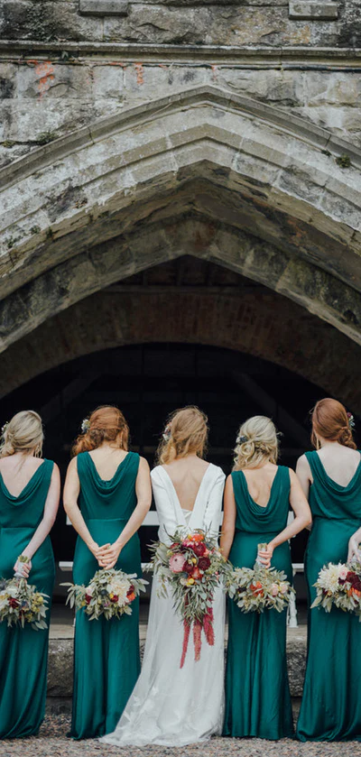 Mermaid Bateau Neck Sleeveless Floor-Length Long Bridesmaid Dresses