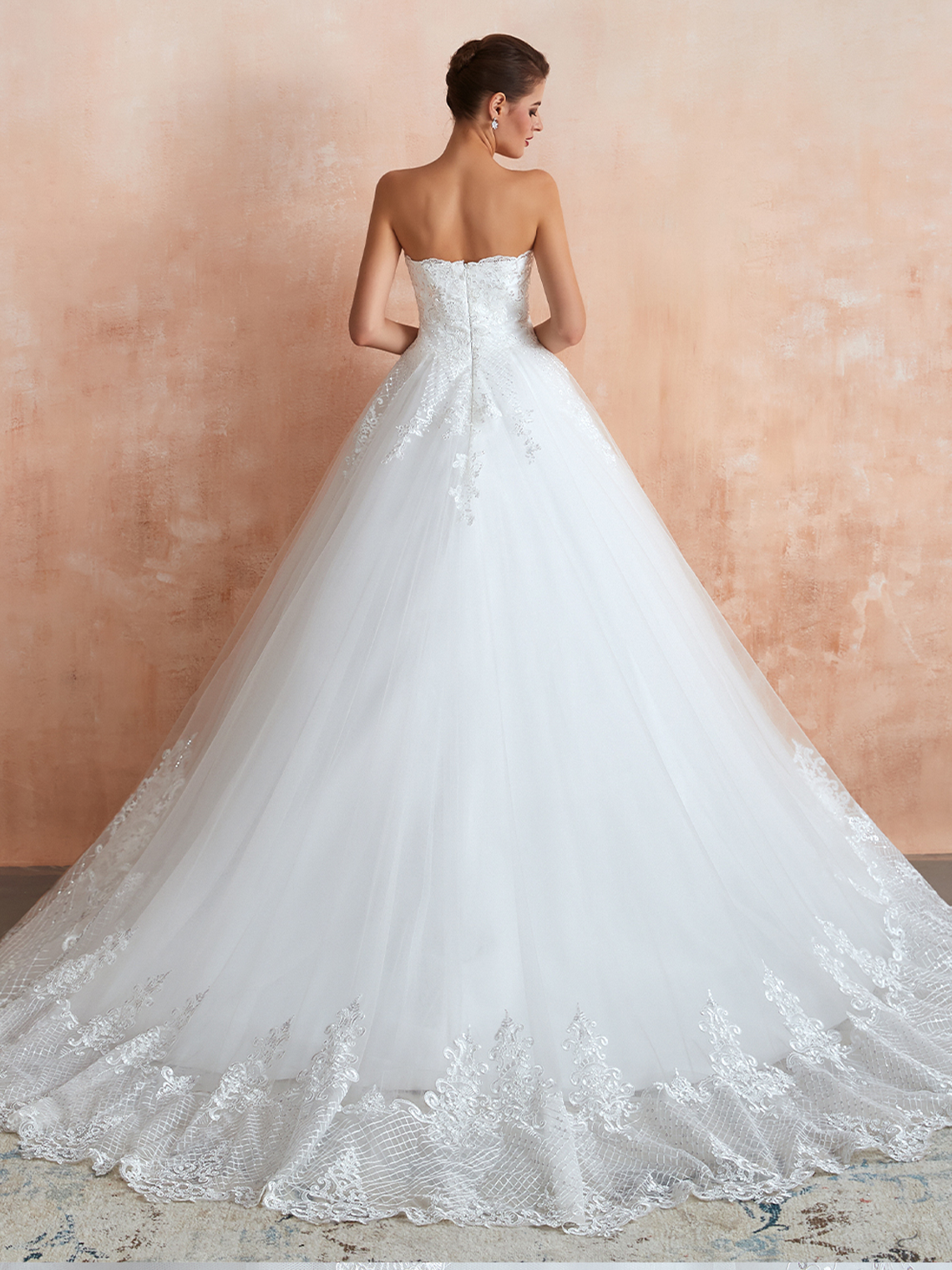 A-Line/Princess Formal Wedding Dresses Plus size Engagement Bridal Gowns