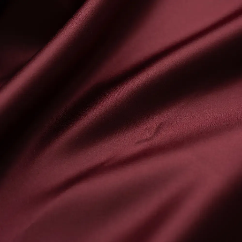 Cabernet Matte Satin Fabric By The 1/2 Yard