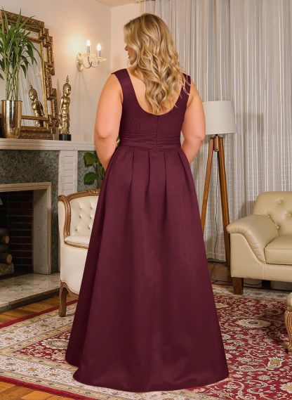 Elegant Lace Satin A-Line Mother Of The Bride Dresses, product image 53