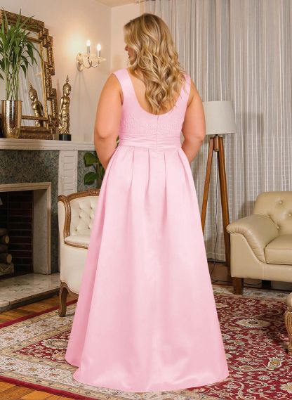 Elegant Lace Satin A-Line Mother Of The Bride Dresses, product image 47