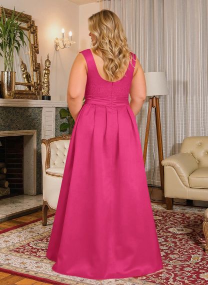 Elegant Lace Satin A-Line Mother Of The Bride Dresses, product image 33