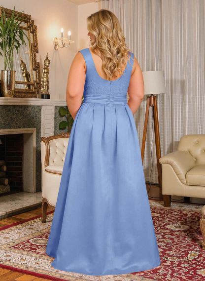 Elegant Lace Satin A-Line Mother Of The Bride Dresses, product image 27