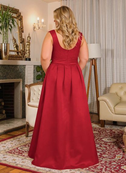 Elegant Lace Satin A-Line Mother Of The Bride Dresses, product image 49