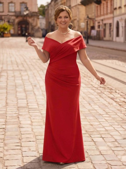 Trumpet/Mermaid Floor-Length Elastic Satin(Slight Stretch) Mother Of The Bride Dresses, product image 25