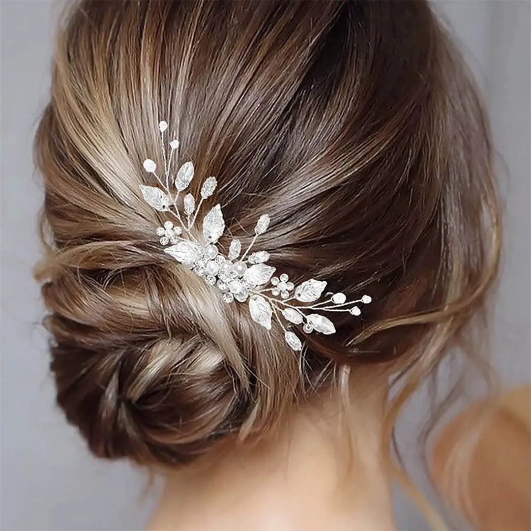 Leaf Hair Comb Bridal Headpiece