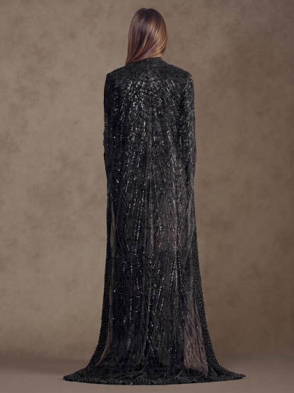 Sheath Column High Neck Long Sleeves Sweep Train Lace Satin Tulle Mother Of The Bride Dresses
