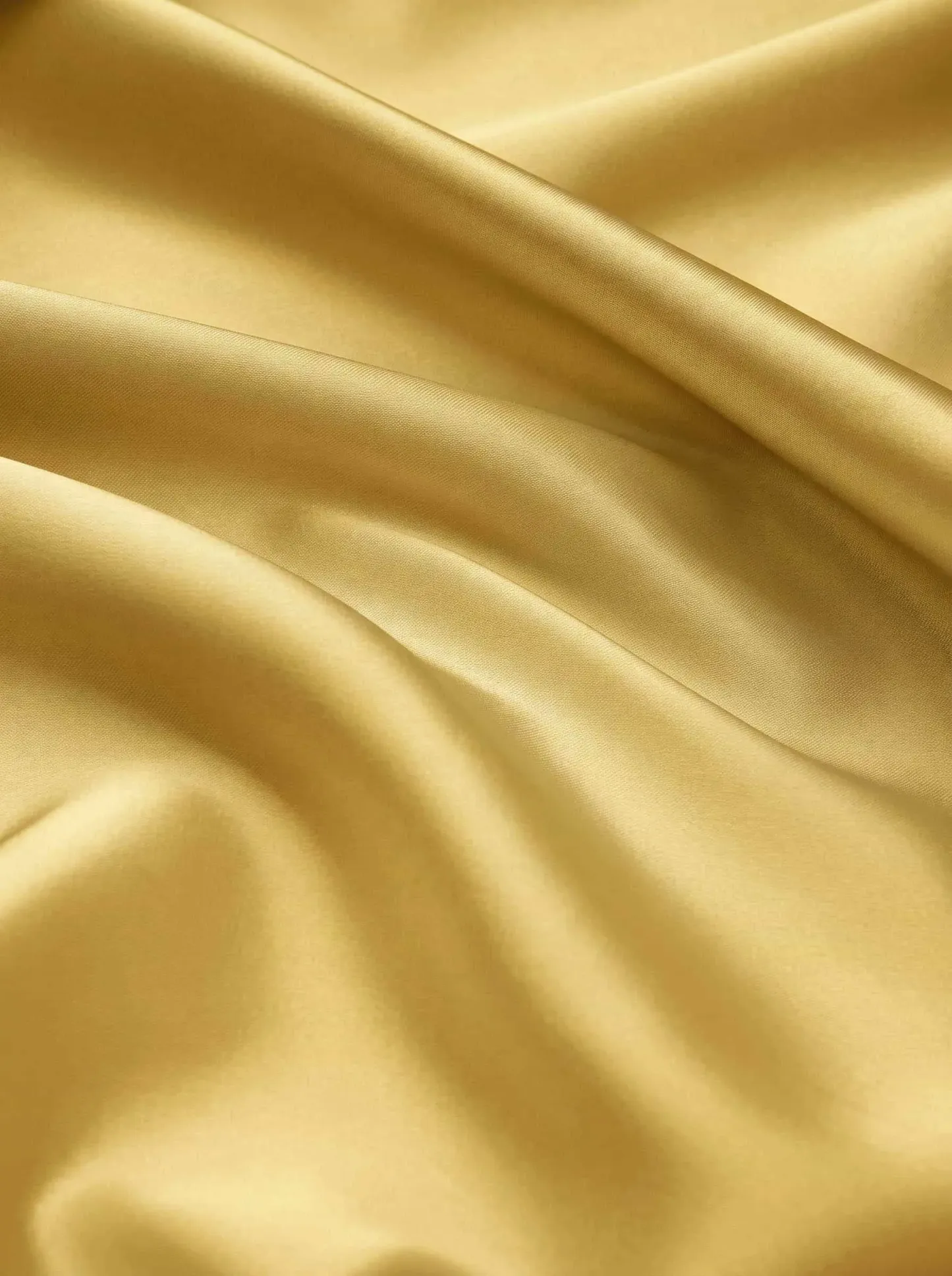 Gold Silk Like Satin Fabric By The 1/2 Yard