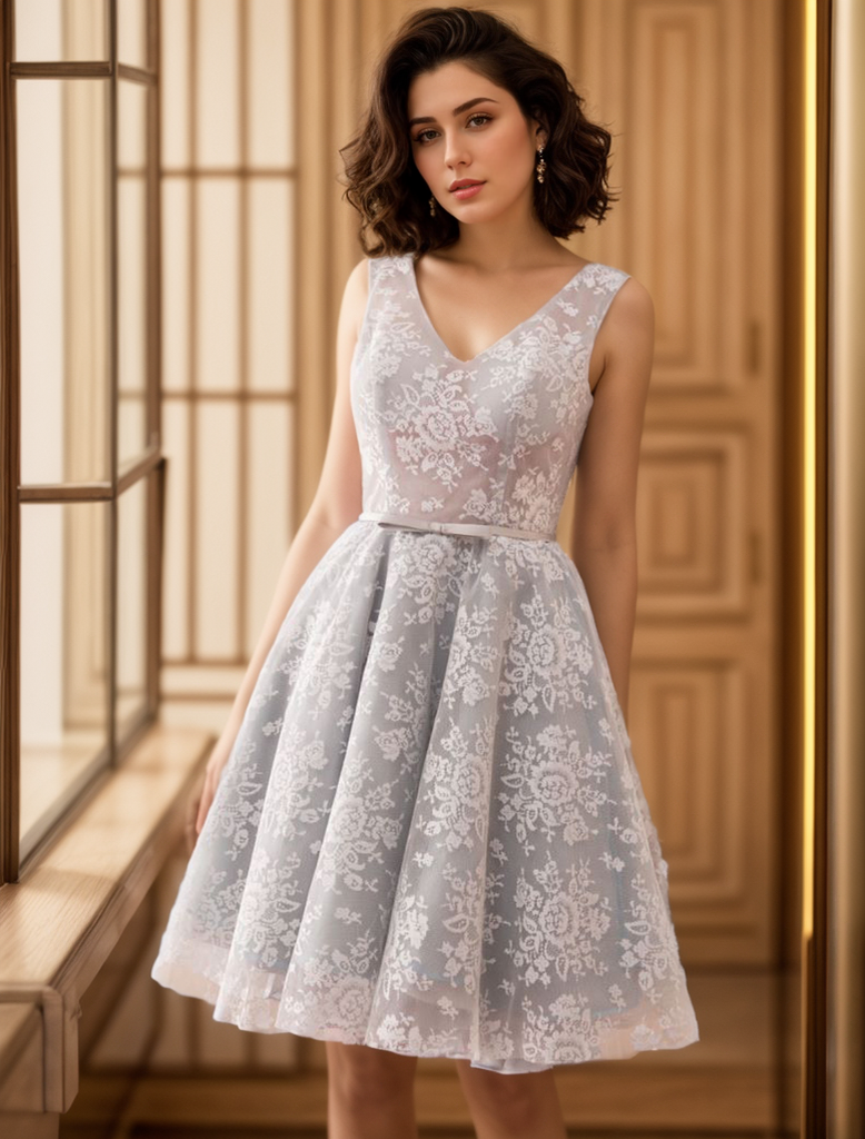 [Copy]A-line Cocktail Party Dress Sleeveless Short/Mini Homecoming Dress