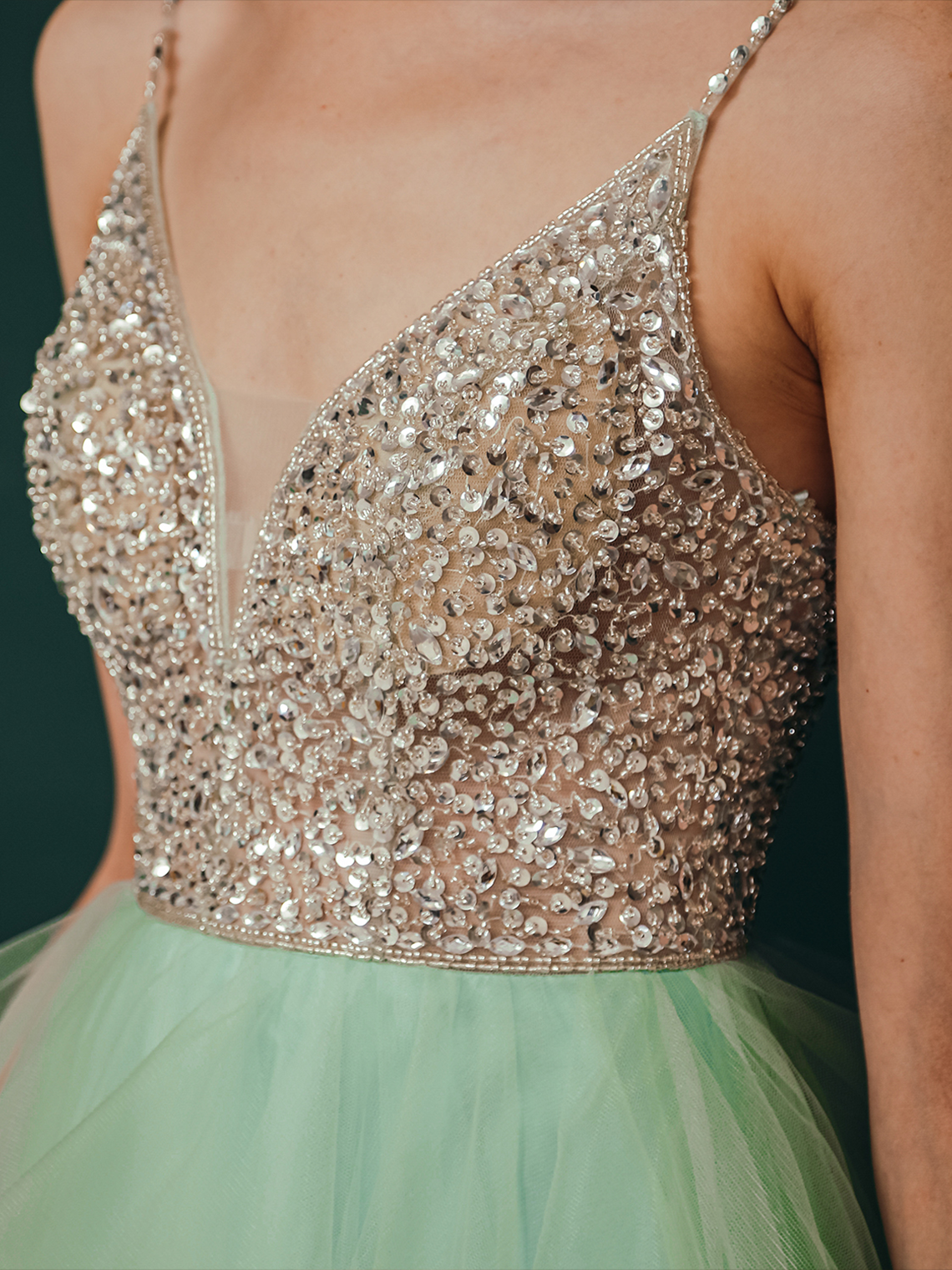 A-Line Glittering Homecoming Dresses Tiered Plisse Cocktail Party Dress