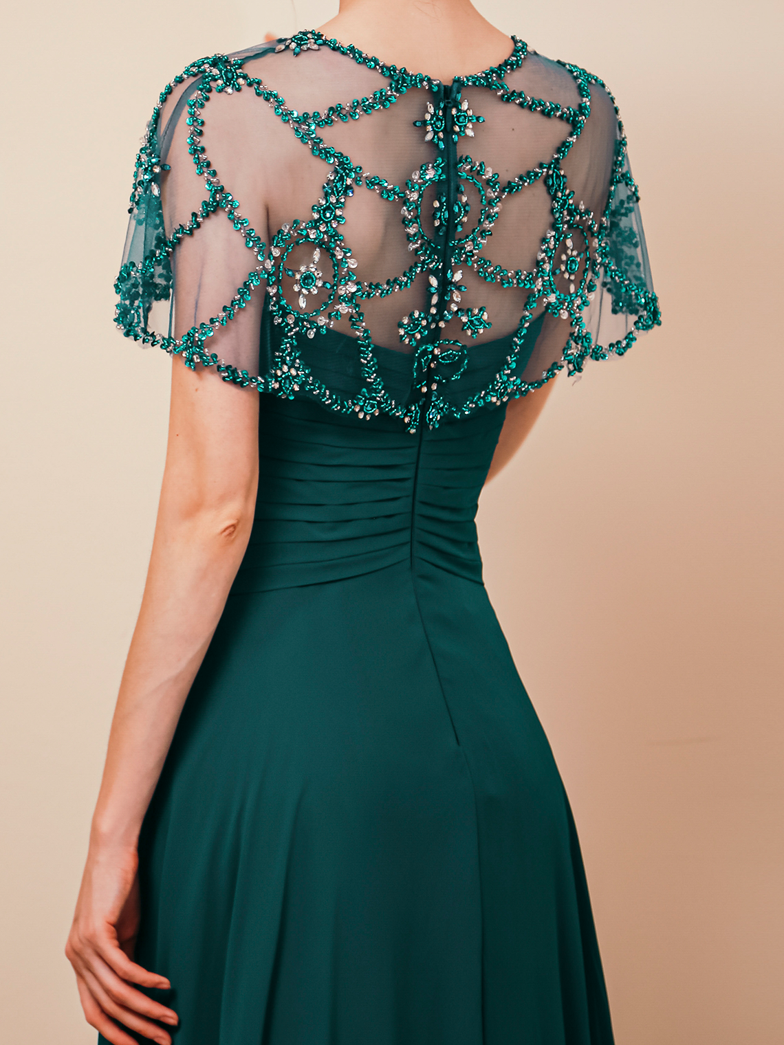 A-Line Elegant Wedding Guest Wedding Party Gown Formal Evening Dress 