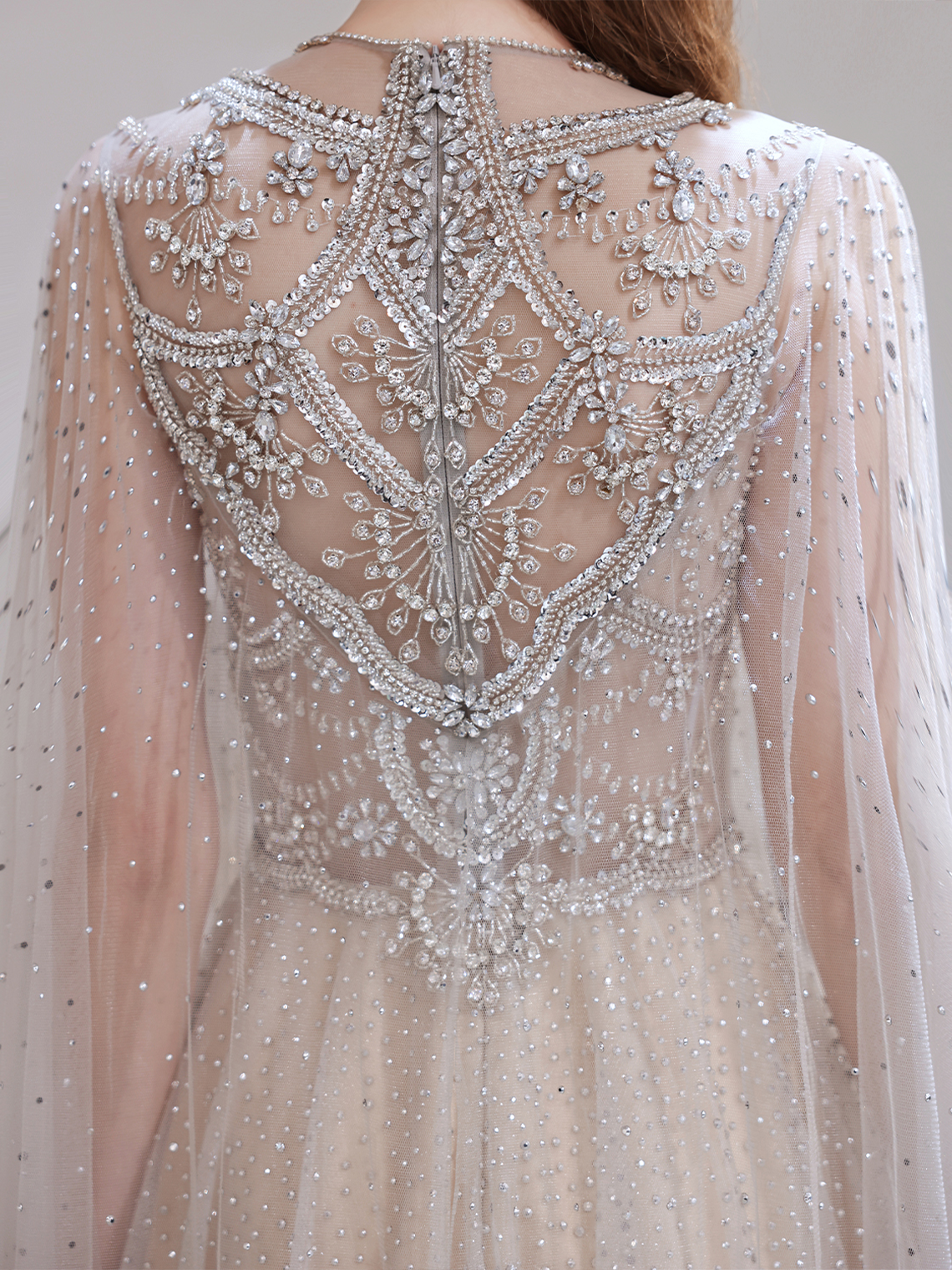 A-Line/Princess Evening Gown Luxury Prom Graduation Dress Floor Length