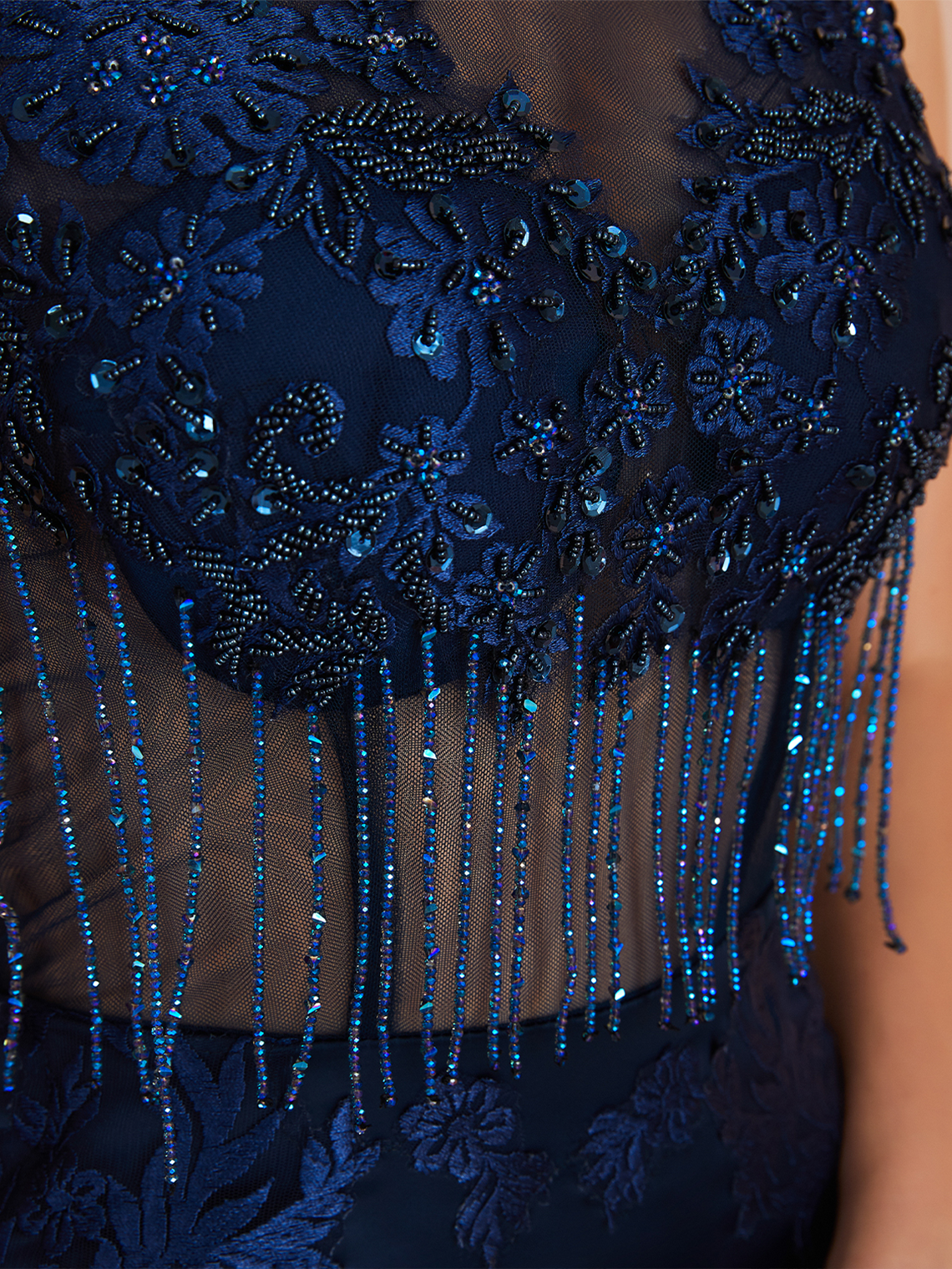 Mermaid/Trumpet Evening Gown Formal Dress with Beading Appliques