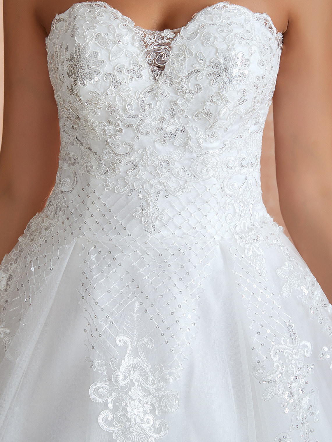 A-Line/Princess Formal Wedding Dresses Plus size Engagement Bridal Gowns