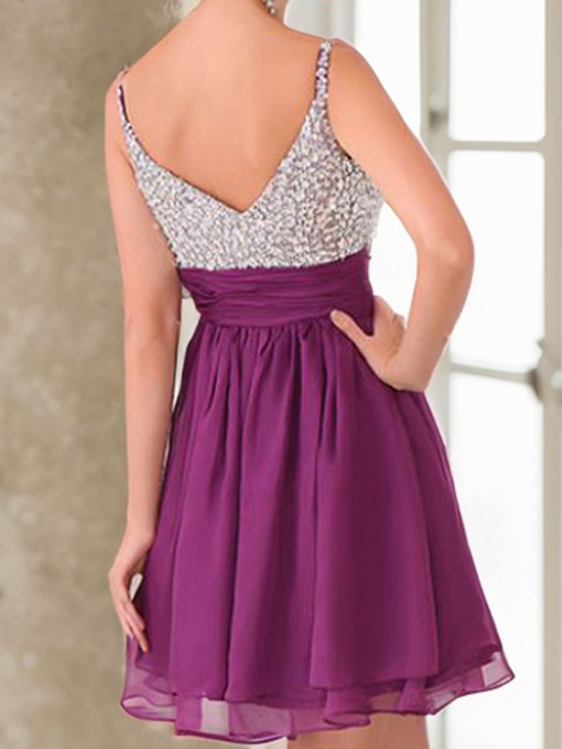 A-line Cocktail Party Dress Sleeveless Short/Mini Homecoming Dress