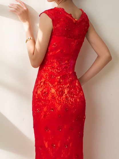 Dress A-Line/Princess Scoop Neck Short Sleeves Lace Applique Long Prom Dress