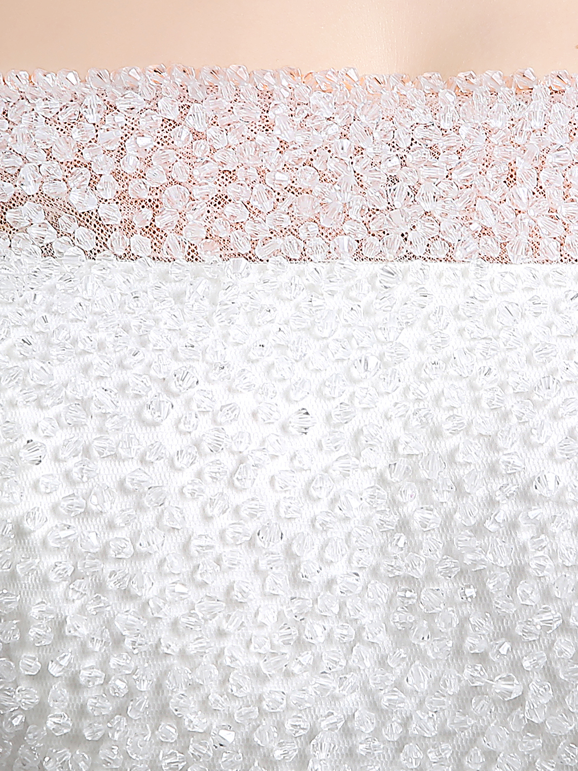 Ball Gown Sexy Formal Wedding Dress Tulle Appliques with Beading