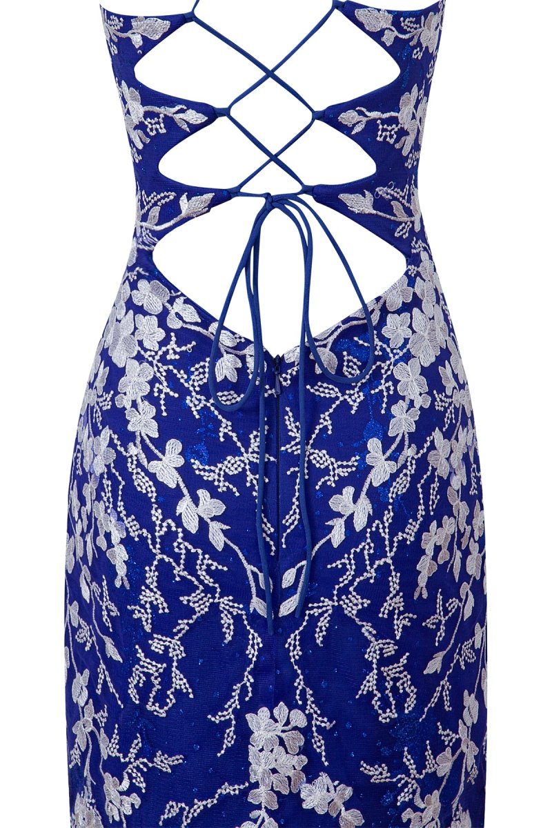 Sheath Short Spaghetti Straps Lace Homecoming Dresses, supplier image 20