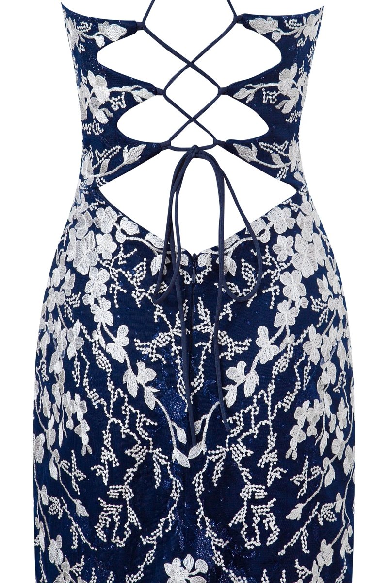 Sheath Short Spaghetti Straps Lace Homecoming Dresses, supplier image 52