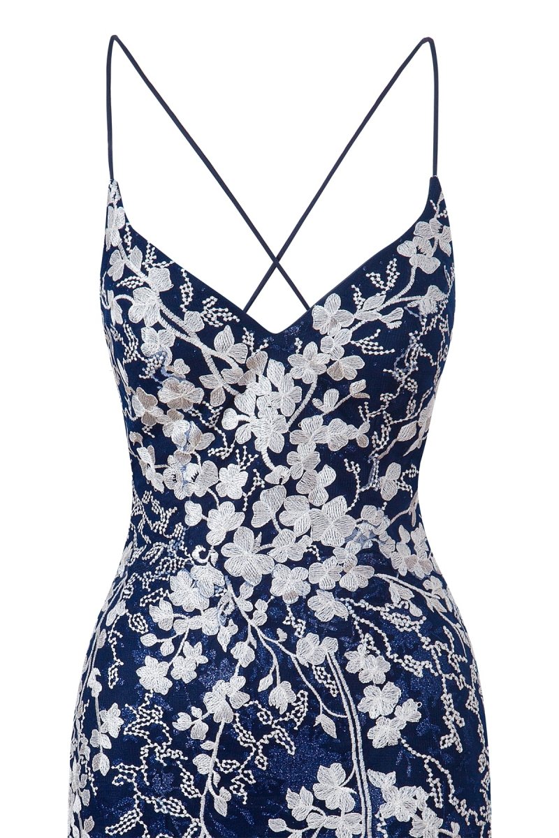 Sheath Short Spaghetti Straps Lace Homecoming Dresses, supplier image 53