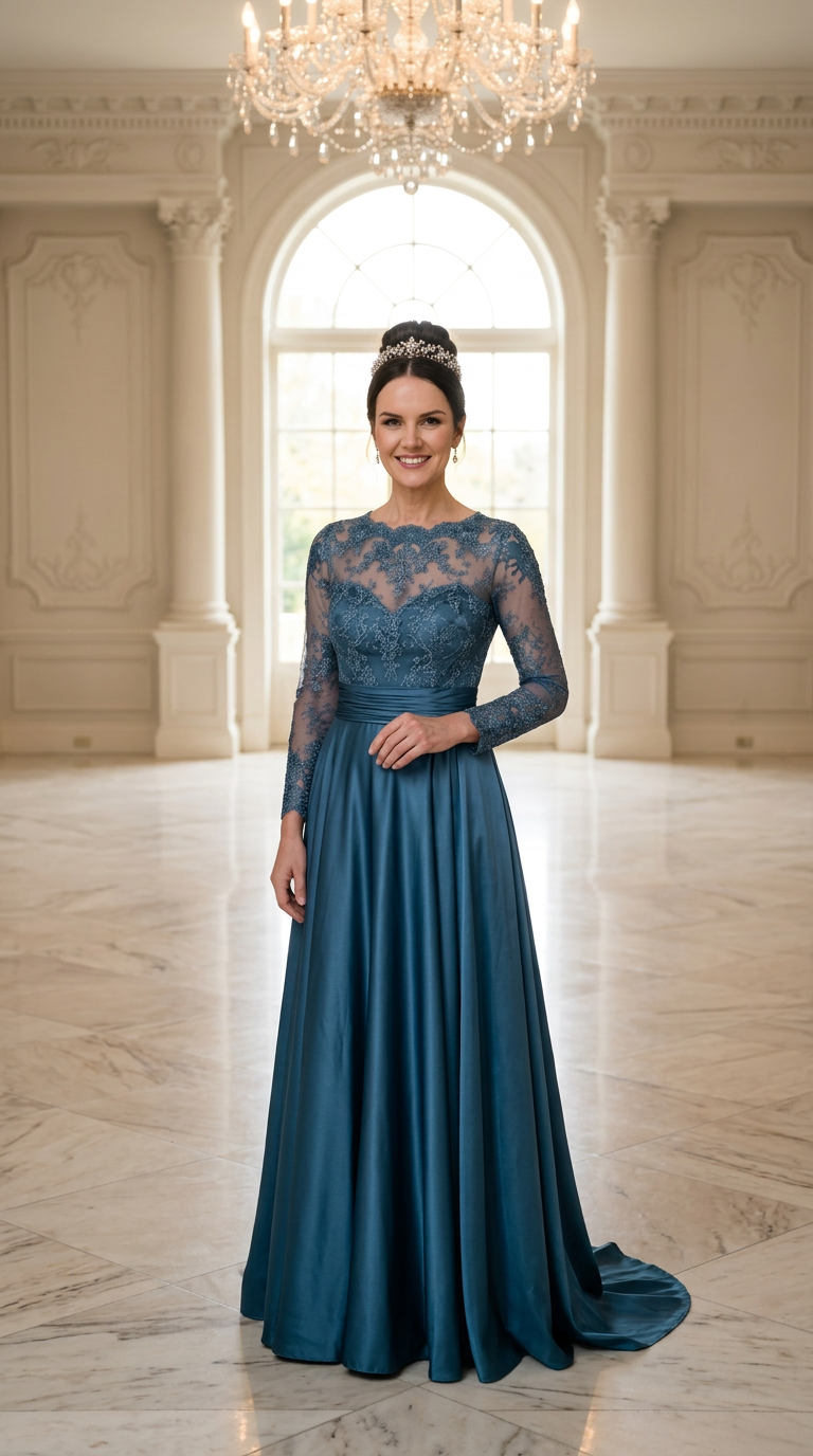Formal mother of the bride dress black tie wedding