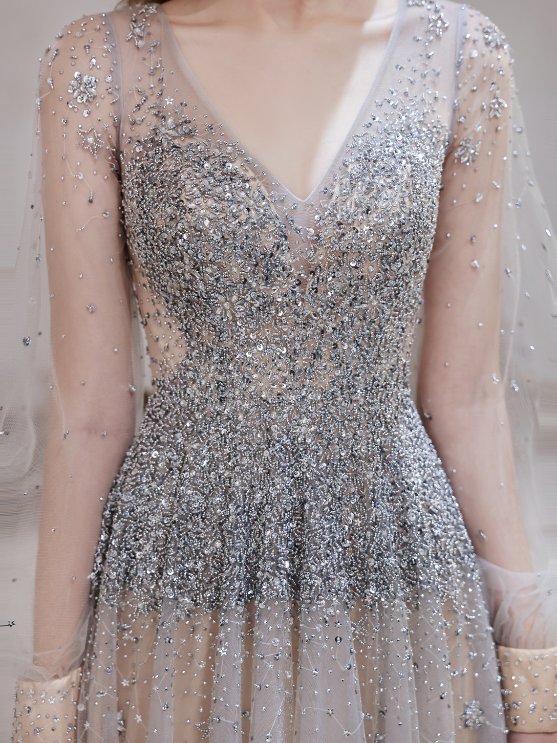 A-Line/Princess  Elegant Evening Gown Sweep/Brush Train Prom Dress