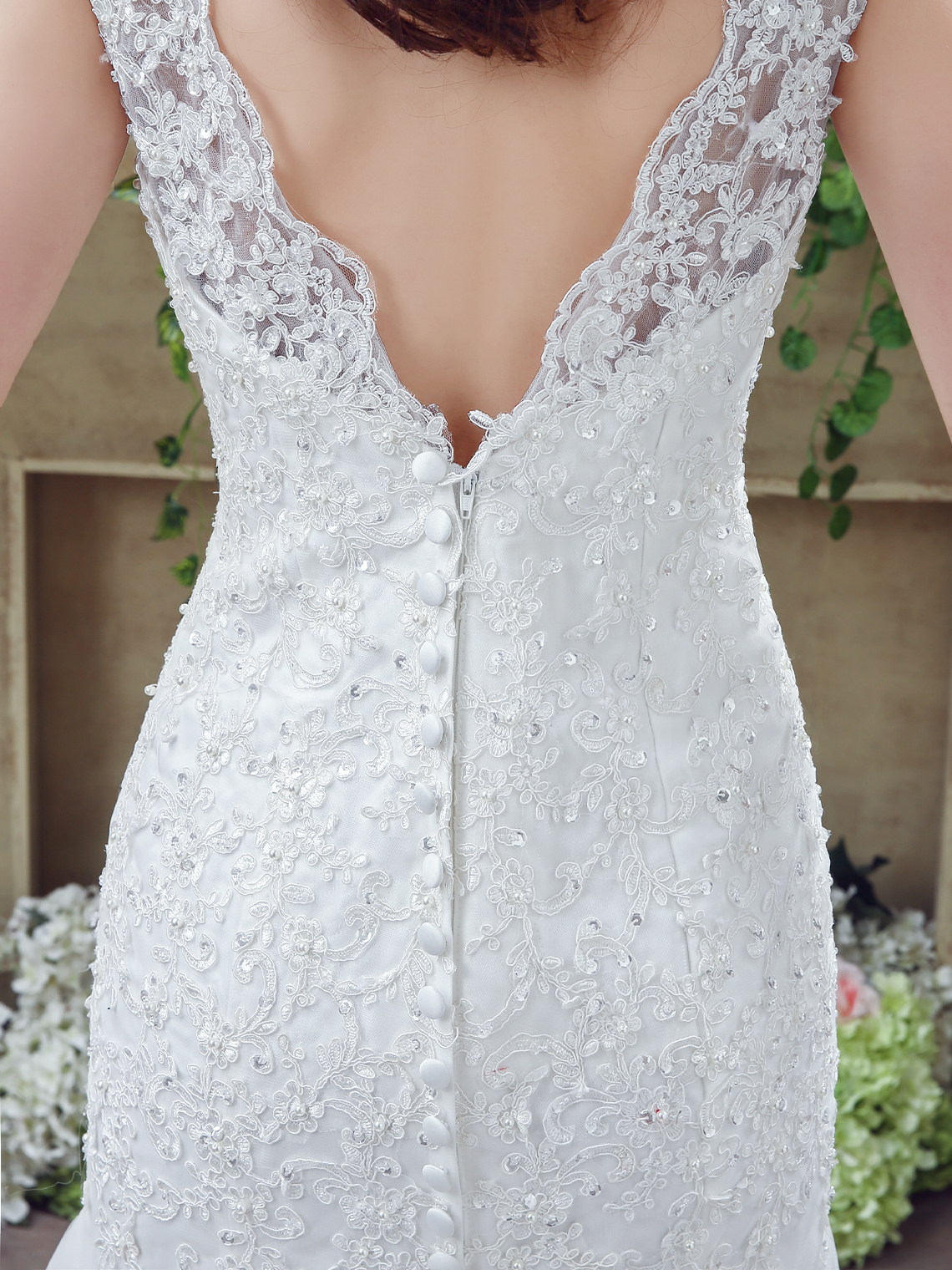 A-Line/Princess Elegant Formal Wedding Dresses Beading with Appliques