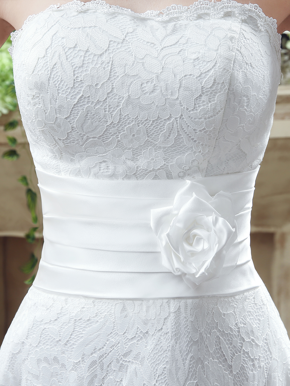 A-Line/Princess Elegant Bridal Reception Dresses Lace with Appliques