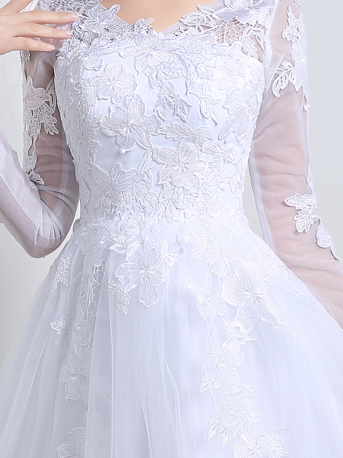 A-Line/Princess Elegant Homecoming Dress Tulle Lace with Appliques
