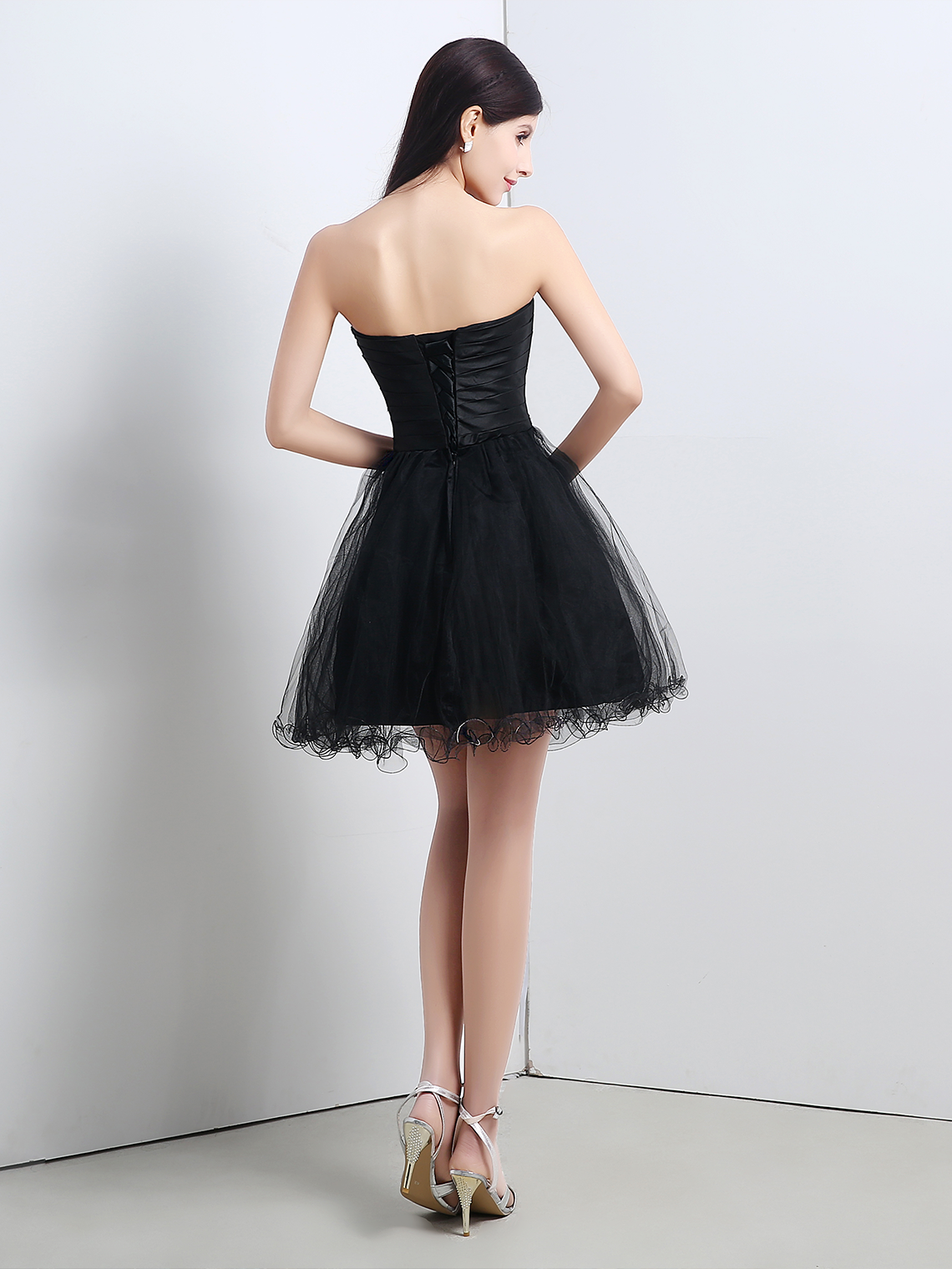 A-Line/Princess Short/Mini Sweetheart Homecoming Dress with Appliques
