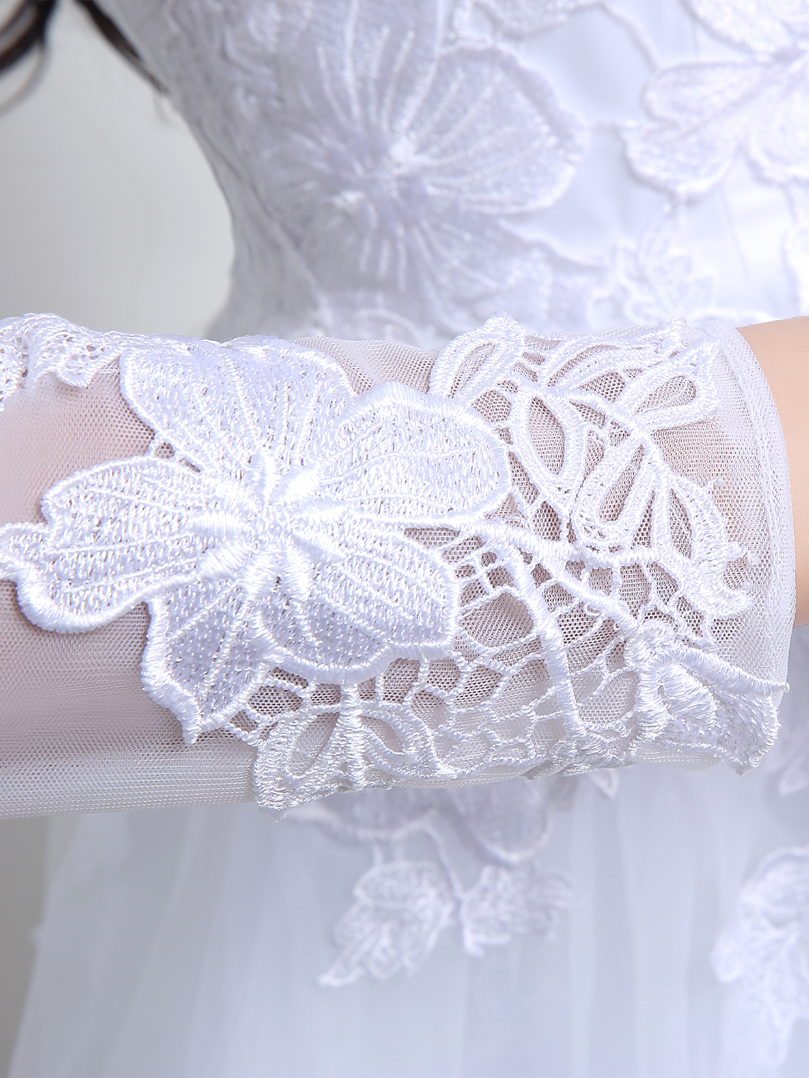 A-Line/Princess Elegant Homecoming Dress Tulle Lace with Appliques