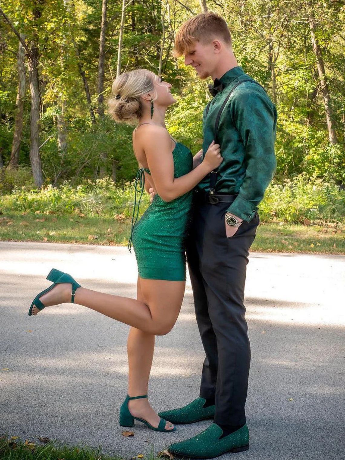 Sheath Spaghetti Straps Short Homecoming Dresses with Beading