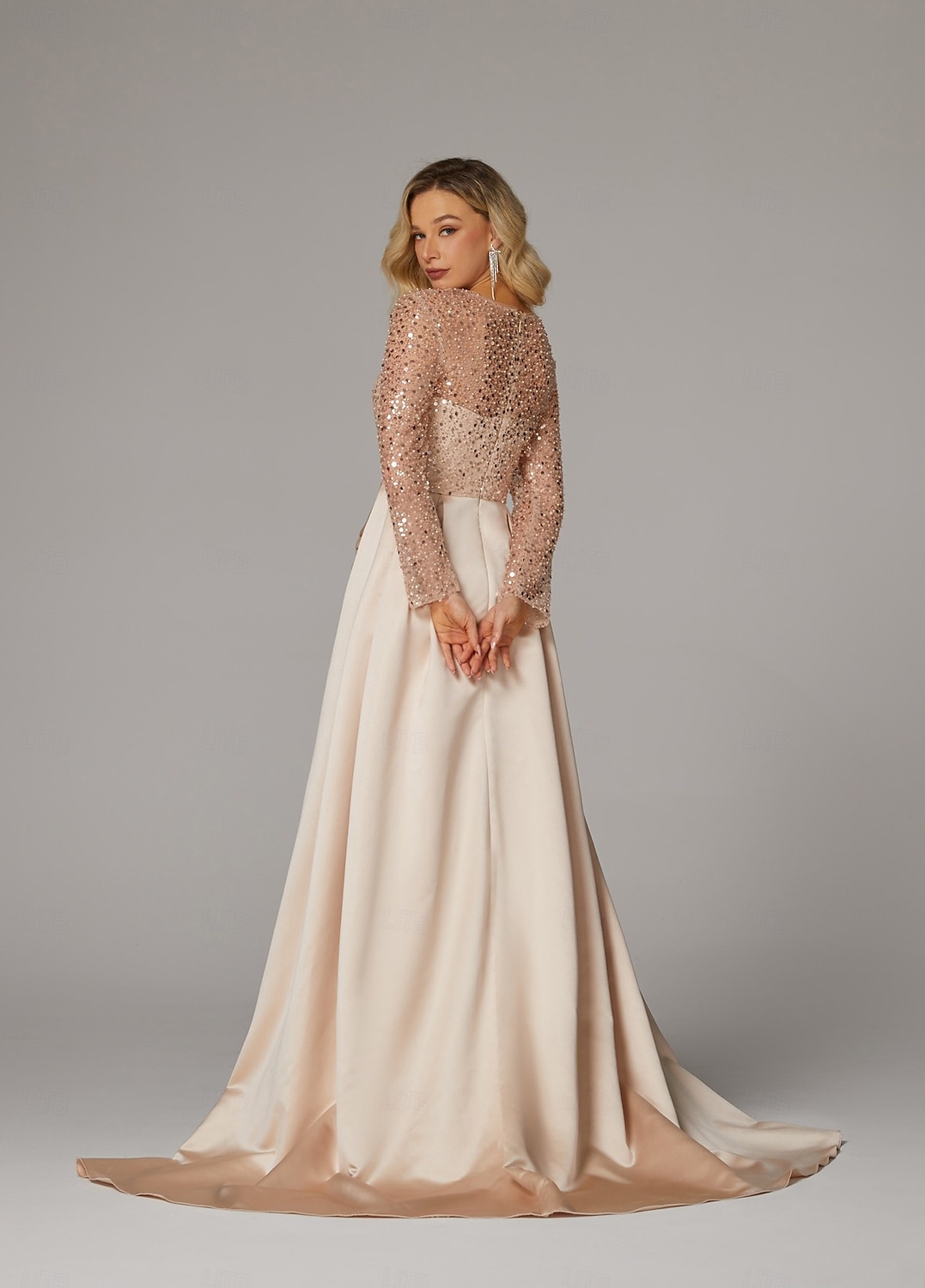 Mermaid Trumpet Floor Length Evening Gown