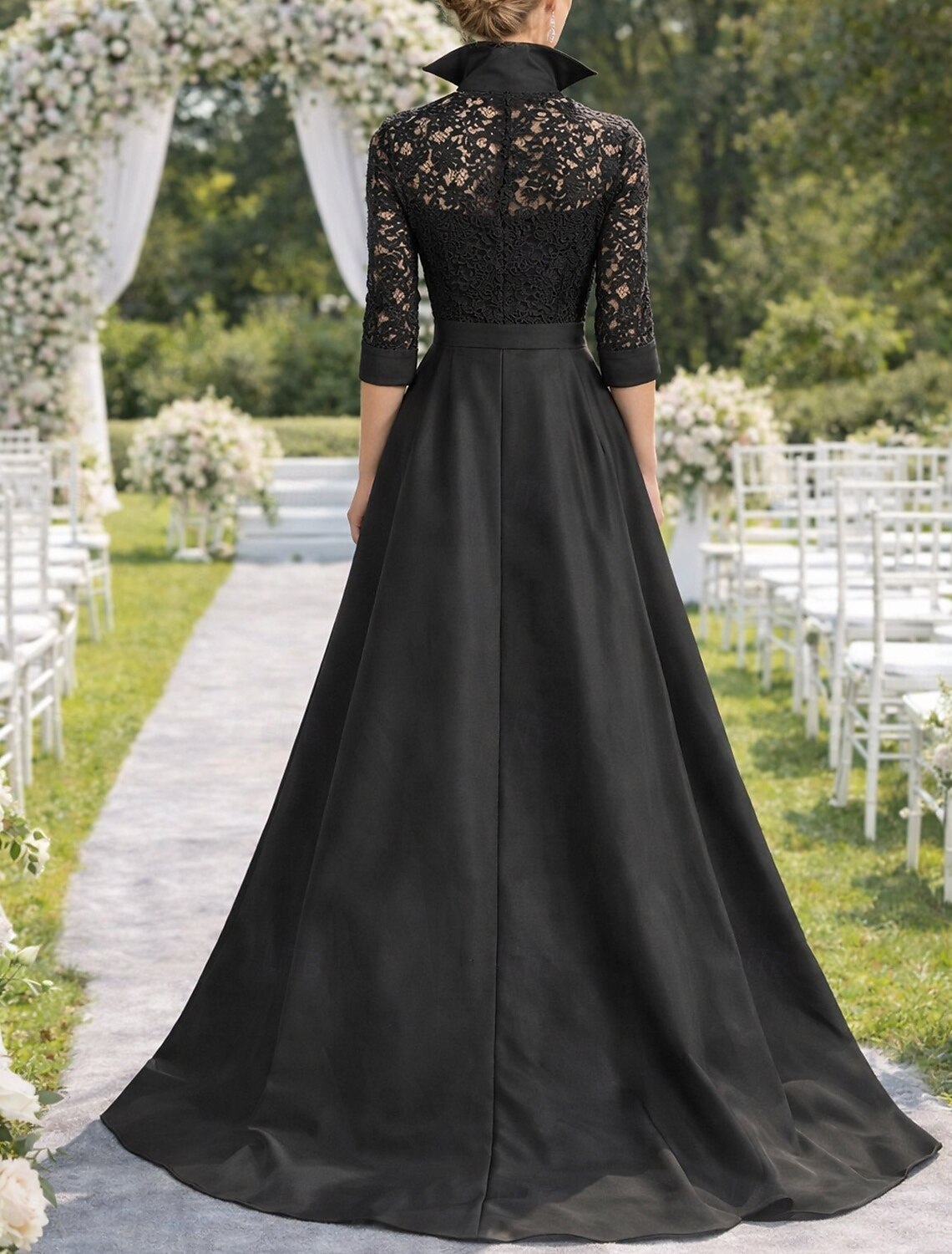Jumpsuit Pantsuit Floor Length Mother of the Bride Dress