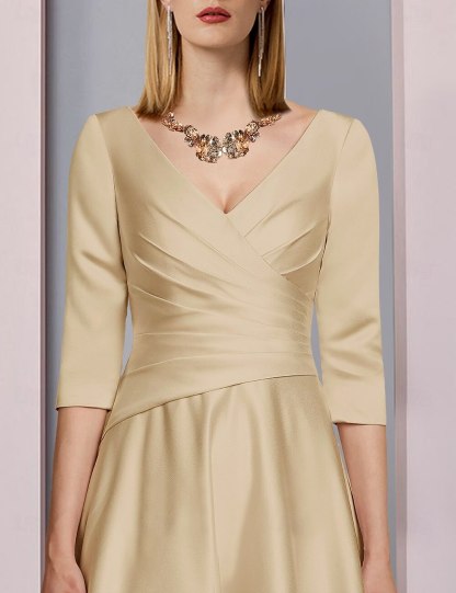  A-Line Tea Length Cocktail Dresses Party Dresses 