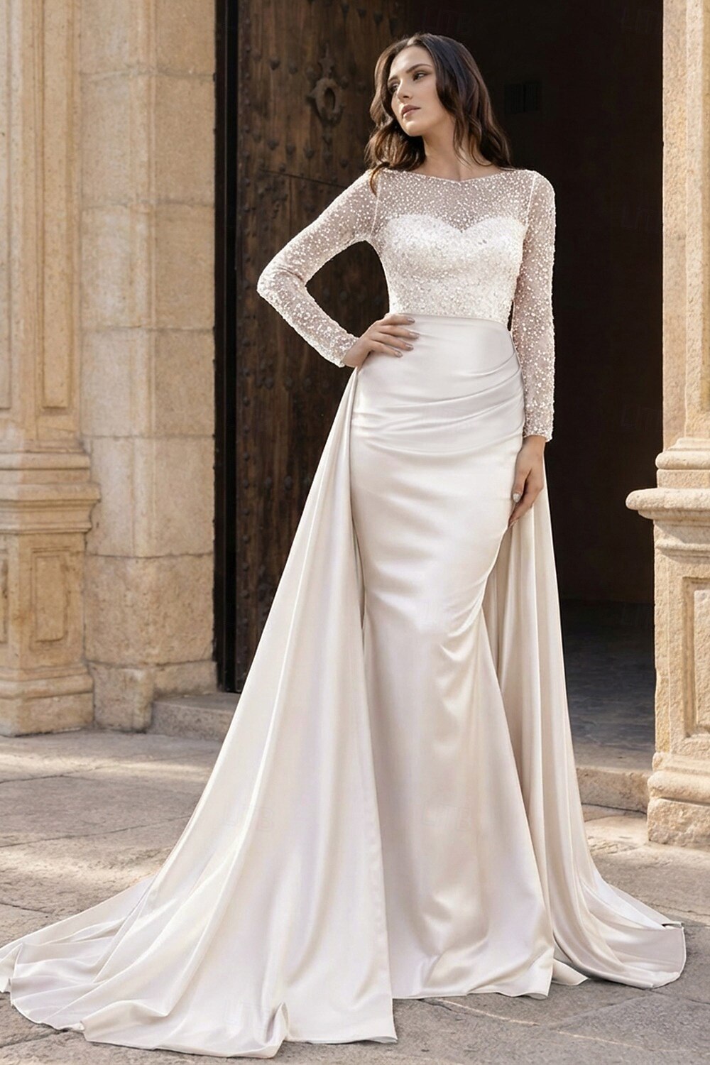 Mermaid Trumpet Floor Length Evening Gown