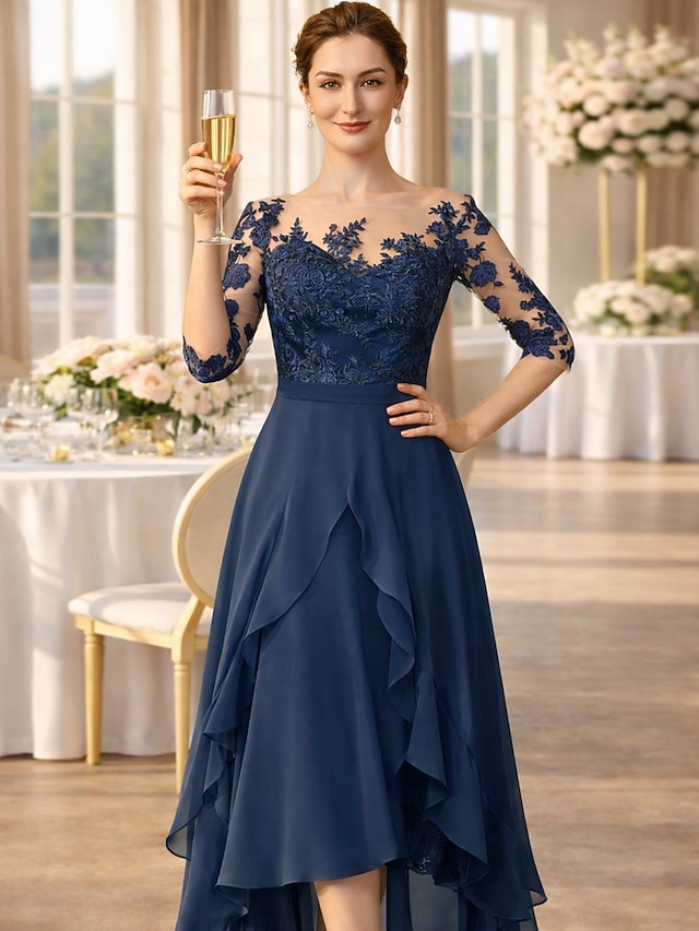 a-line mother of the bride dresses wedding guest dresses cocktail dresses party dresses ankle length, supplier image 3