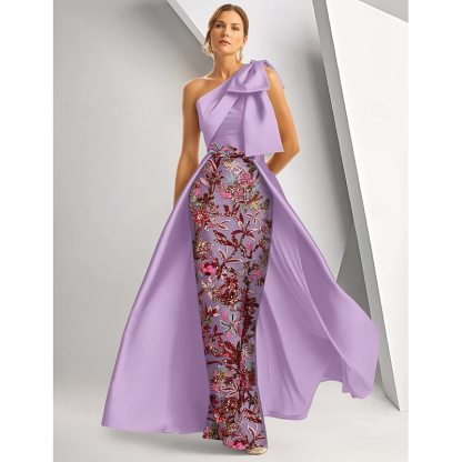 A-Line Floor Length Beaded Eembroidered Formal Dresses Mother of the Bride Dress Evening Gown