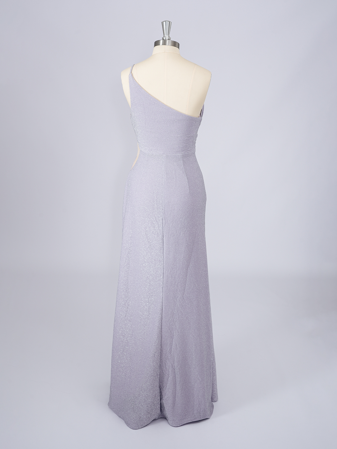Sheath Sequins One Shoulder With Ruffles Long Prom Dresses